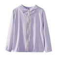 thumbnail image 2 of XQYLOS 𝖴𝖯𝖥 50+ Sun Protective Hoodie for Girls Teens Toddlers - Full Zip 𝖢ooling Cover Up Outdoor Beach Swim Lightweight Long Sleeve Rash Guard, 2 of 9