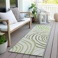 thumbnail image 6 of Addison Rugs Chantille Indoor/Outdoor Transitional Swirls Green Washable Runner Rug, 2'3" x 7'6", 6 of 6