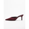 thumbnail image 3 of On feet& in love Women's Pointed Toe Suede Mule Heels - Slip-On Stilettos for Office & Party - Size 11, 3 of 8