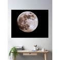 thumbnail image 2 of Bloom Theory Full Moon Poster Wall Art, Modern Wall Decor, 8x12 UNFRAMED, 2 of 3