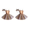 thumbnail image 1 of Sonducket Elk Tutu Dress for Girls 6-7Y Knee Length Costume Diadema floral 2Conjunto, 1 of 1