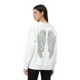 thumbnail image 5 of Sweatshirt for Women Wingss Long Sleeve Cute Crewnecks Womens Pullover Tops Winter Sweatshirt, 5 of 7
