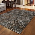 thumbnail image 2 of Radici USA Pisa 7'10" x 10'6" Rectangular Fabric Rug in Brown, 2 of 2