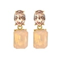 thumbnail image 1 of Oussum Gold Jeweled Drop Earrings, 1 of 5