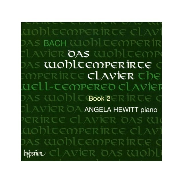 BACH / HEWITT CLAVIER Bien Trempé Livre 2 Disques Compacts