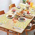 thumbnail image 2 of Yellow Lemon Fruit Slices White Pattern Summer Placemats Table Placemats Set Of 4-Linen Kitchen Washable Placemats Table Mats 11.8"x17.7" Non-Slip Heat Resistant, 2 of 6