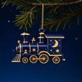 thumbnail image 3 of Ouuluon Acrylic Small Train Pendant, Colorful Hanging Ornament for Living Room Garden Office Decor, 3 of 5