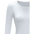 thumbnail image 2 of Expert Brand Women's Airstretch™ Long Sleeve Base Layer Shirt, White, XL, 2 of 4