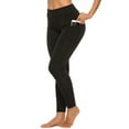 thumbnail image 3 of Gibobby Pantalones mujer Pantalones deportivos para correr de entrenamiento de glúteos de color sólido para mujer Características de los pantalones de fondo:(Negro， S), 3 of 4