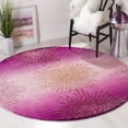 thumbnail image 2 of SAFAVIEH Soho Fiesta Geometric Area Rug, Pink, 6' x 6' Round, 2 of 8