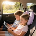 thumbnail image 4 of Travel Pillow, Adjustable Head Neck Pillow Car Seat, Banana Travel Headrest Pillow For Cars, Comfortble Neck Pillows For Long-Distance Bus, Office Work, Multiple Colors Available, 4 of 5