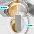 thumbnail image 4 of 4 Pack Pumice Cleaning Stone with Handle Toilet Bowl Cleaner Hard Water Ring Remover for Bath, Pool, Kitchen, Household Cleaning, 4 of 7