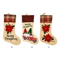 thumbnail image 4 of Advancent Calcetín de Navidad chimenea ventana Bar Hotel decoración colgante boda fiesta regalos caramelo galletas almacenamiento calcetín bolsa Kits de decoración para fiestas Tipo 1 Advancent HA069132-01, 4 of 6