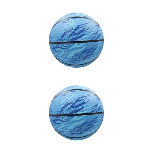 Unatoiry Game-ready And Eco-friendly Unisex 7 Basketball For Sustainable Play Air Tight Blue- size 7 2Set