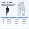 thumbnail image 4 of Sigee Dragonfly print Men's Pajama Pants Lounge Sleep Bottoms with Elastic Waistband and Pockets-X-Large, 4 of 6