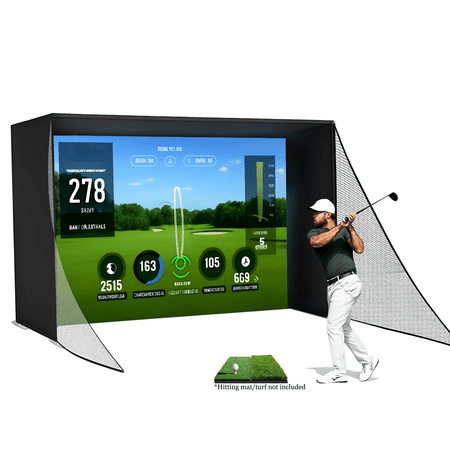 Best Price on RXFSP Golf Simulator Enclosure Kit w/ HD Impact Screen ...