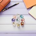 thumbnail image 2 of 9 anillos sencillos de resina, transparentes y modernos, ideales para decorar los dedos de mujeres y niñas., 2 of 8
