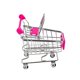 thumbnail image 2 of Worallymy bebé niños simulación Mini carrito de compras juguetes carrito de mano supermercado cesta de almacenamiento carrito de juguete Worallymy JD735803269, 2 of 4