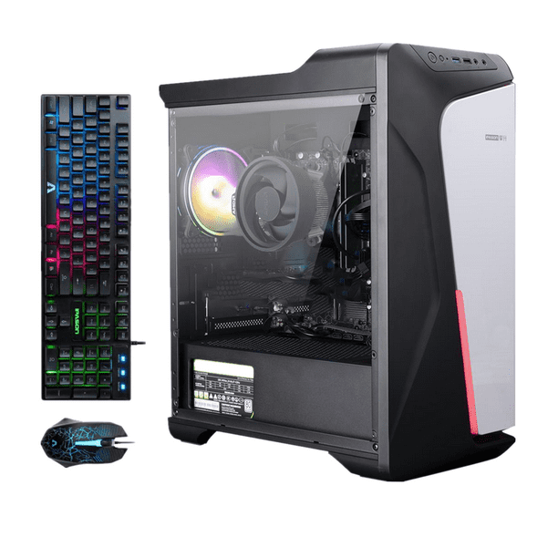 IPASON Gaming Desktop PC, AMD Ryzen5 5600, GeForce RTX 2060 Super 8G