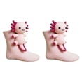 thumbnail image 2 of Calcetines de Punto con Diseño de Animales para Mujer, Gruesos, Bonitos Y Novedosos, Suaves Y Peludos, Regalos de Navidad. Dragón rosa, 2 of 8