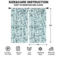 thumbnail image 2 of Blackout Kids Curtains,White and Blue Of Animal Print Childrens Insulated Curtains Set Of 2,Bedroom Essentials,Toddler Room Decor 42"x84", 2 of 5