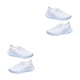 thumbnail image 1 of Sonducket Zapatillas de malla para mujer, zapatos ostentosos a la moda, zapatillas informales con diamantes de imitación, transpirables, Type6 NO6, 1 of 6