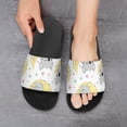 thumbnail image 6 of GZHJMY Stylish Slides for Women Men, Moon and Sleeping Koala Soft Flexible Slip-on Sandals Slippers, 6 of 7