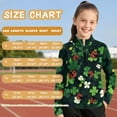thumbnail image 6 of Psesaysky Green Leaves Ladybug Print Girls Sweatshirt Hoodie for Teen Girls Stand-up Collar Sweatshirt Quarter Zip Pullover Fleece Sizes 6-7 Y Clothing, 6 of 6