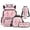 Pink Axolotl, variant on KUIFORTI Strawberry Axolotl Elementary School Bag Set with Lunch Bag, 4Pcs Kids Backpack for Girls, Cute Bookbag with Pencil Pouch & Water Bottle Sleeve for Back to School Gifts