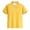 A1#-Yellow, variant on Qicasul Kids Zipper Polo Short Sleeve Shirt Collared Casual Boys Girls Summer Top,White,SIZE:150