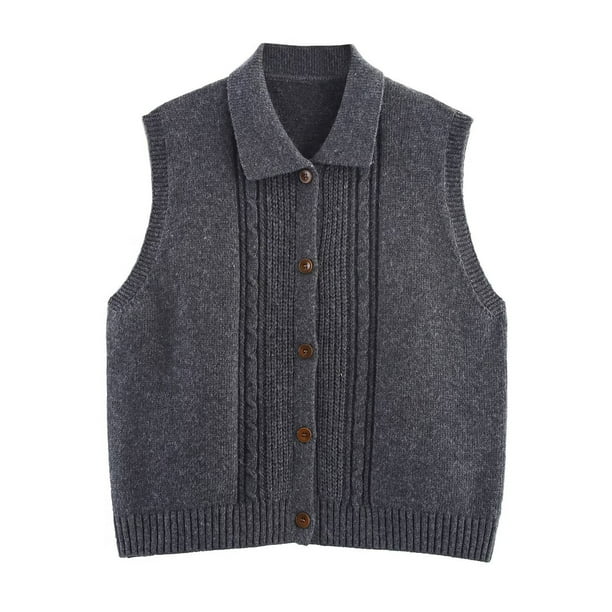 Blusa de poliéster para mujer, sin mangas, lisa, con cuello en V, informal, cómoda, de invierno, sin mangas, sin capucha, para exteriores, chaquetas