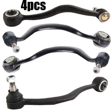 Bapmic 31121139991 Front Left + Right Upper & Lower Suspension Control Arm for BMW 7 Series E32