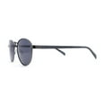 thumbnail image 3 of Polarized Retro Hipster Round Metal Rim Normcore Sunglasses Gunmetal - Black, 3 of 4
