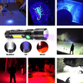 thumbnail image 4 of Linterna Táctica Uv Recargable 1800lm 7 Modos De Iluminación Belug  Linterna Táctica, 4 of 4