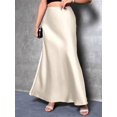 thumbnail image 6 of Women Fall Skirts Business Casual Clothes High Waisted Cocktail Party Wedding Guest Mermaid Maxi Skirt Color L, 6 of 9