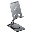 thumbnail image 1 of Support de Téléphone Cellulaire Angle Hauteur Aluminium Pliable Portable Support de Tablette Réglable Gris, 1 of 7