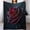 Rose, water drops, gothic blanket 30"x40" 1, variant on NIANHE Spider web, flowers, tree branch blanket, comfortable and soft, warm casual blanket, printed design, winter sofa dormitory home decoration, must-have travel product. Size is 30x40 inches.