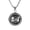 Silver Cancer, variant on Men's Stainless Steel Hip Hop Constellation Necklace Punk Round Horoscope Tag Lucky Jewelry Silver virgo