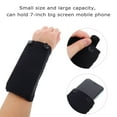 thumbnail image 4 of OULII Athletes Mobile Phone Wrist Bag Arm Bag For Mobile Phones Spandex Black Dustproof For Jogging 1Pcs, 4 of 7