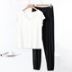 thumbnail image 1 of TaTaai Loose Fit Winter Sleepwear Women, Thick Warm Pajama Top with Pants, Solid Color Fleece Loungewear Set, Cozy Cold Weather Apparel Gift, 1 of 6