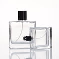 thumbnail image 1 of Atomizador de colonia de perfume grande, pulverizador de botella de vidrio negro recargable vacío, 3,4 oz, 100ml (1 botella), 1 of 3