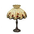 thumbnail image 7 of Meyda Tiffany 232793 26 Inch High Roseborder Table Lamp   Copperfoil Finish with Blue/Clear Glass, 7 of 7