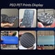 thumbnail image 2 of Placa de Construcción PEO PET para Impresora 3D para Impresora 3D Bambu-Lab X1/X1C/X1E/P1P/P1S/A1, PEO+Superficie de PET de Fibra de Carbono 257x257 mm, 2 of 5