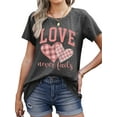 thumbnail image 2 of MOSHU Mothers Day Shirts for Women Round Neck Women T-Shirts Short Sleeve Loose Graphic Tees, 2 of 9