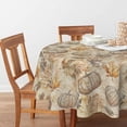 thumbnail image 2 of Nappe d'Automne X Rectangulaire Feuilles d'Érable de Récolte d'Automne Citrouille Lavable Housse de Table Saisonnière pour Fête Pique-Nique Décoration de Souper, 2 of 6