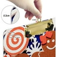 thumbnail image 4 of FMSHPON Christmas Gingerbread Lollipop Candy Clipboard Hardboard Wood Nursing Clip Board and Pull for Standard A4 Letter 13x9 inches, 4 of 5