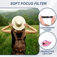 thumbnail image 3 of Uxcell 55mm ND Filter, Variable ND Lens ND2-ND400 Adjustable Neutral Density Filter Slim Optical Glass with Cap, Black, 3 of 7