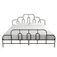 thumbnail image 4 of Novogratz Boutique Olivia Metal Bed, King, Black and Gold, 4 of 17