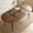 Oval Walnut, variant on Lecut Oval Extendable Dining Room Table for 4-8 People, Extendable from 40" to 71", Modern Wooden Dining Table with MDF Tabletop and Metal Frame, Oval Kitchen Table for Home, Office,Oval White