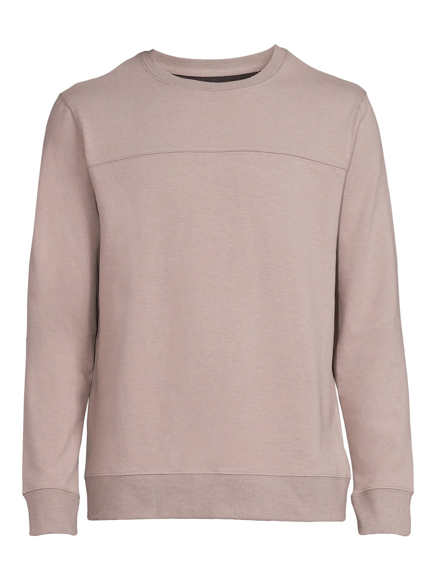 Athletic Works Men's and Big Men's French Terry Crewneck Sweatshirt, up to Size 5XL